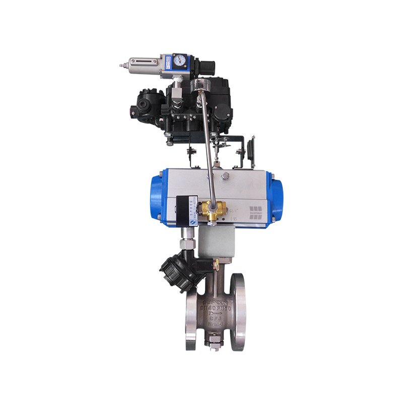 Pneumatic Actuated  V-notch Valves